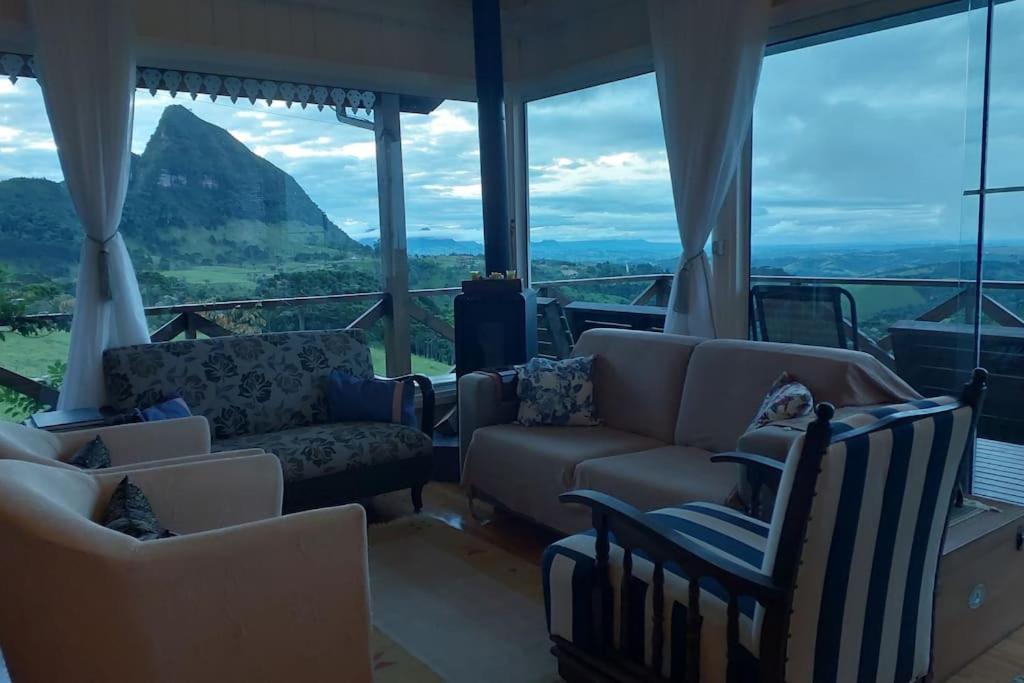 Vista Da Montanha. Casa Inteira 6 Pessoas. * Alfredo Wagner